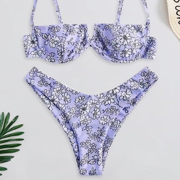 Other - Last Small Sale💜 Lilac Retro Cut Bikini 💜💜